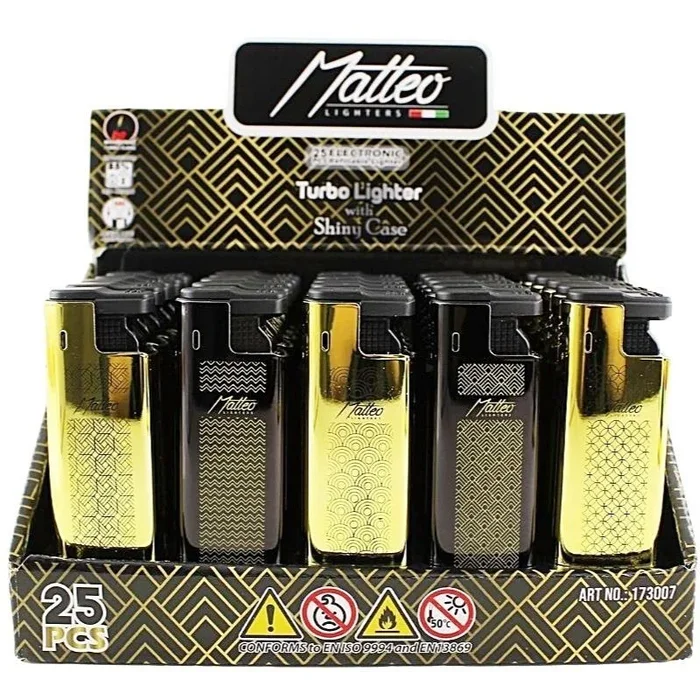 Windproof Golden Lighter – Case of 25