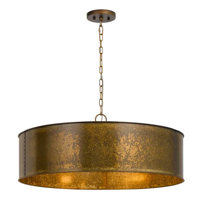 Winta Distressed Bronze Patina 5 Light Pendant Lamp