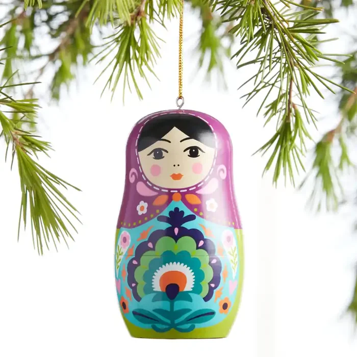 Wood Matryoshka Doll Ornament