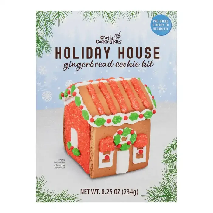 Woodland Holiday Gingerbread House Kit