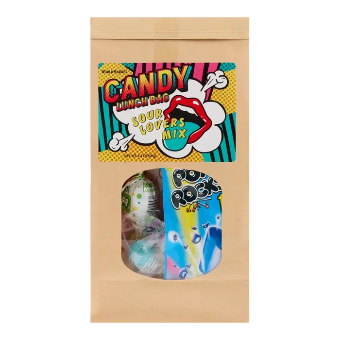 World Market Sour Lovers Mix Candy Lunch Bag