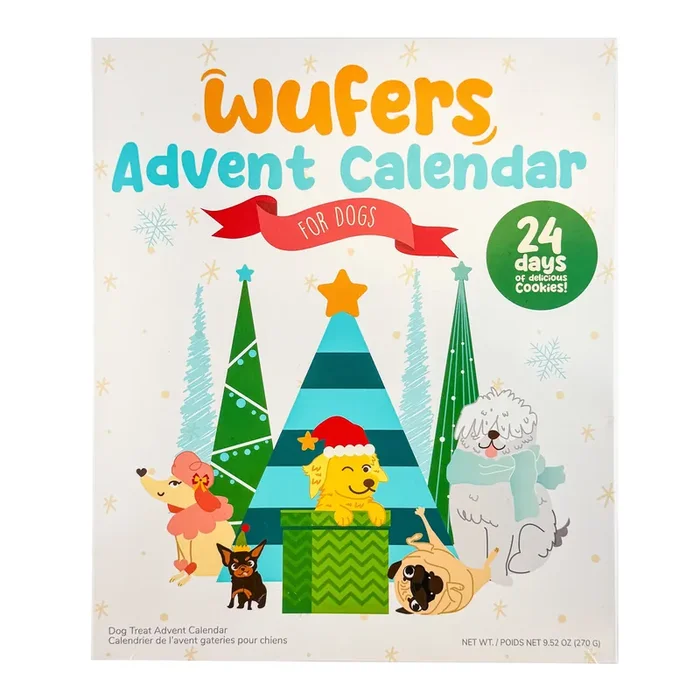 Wufers Bark the Halls Dog Treat Advent Calendar