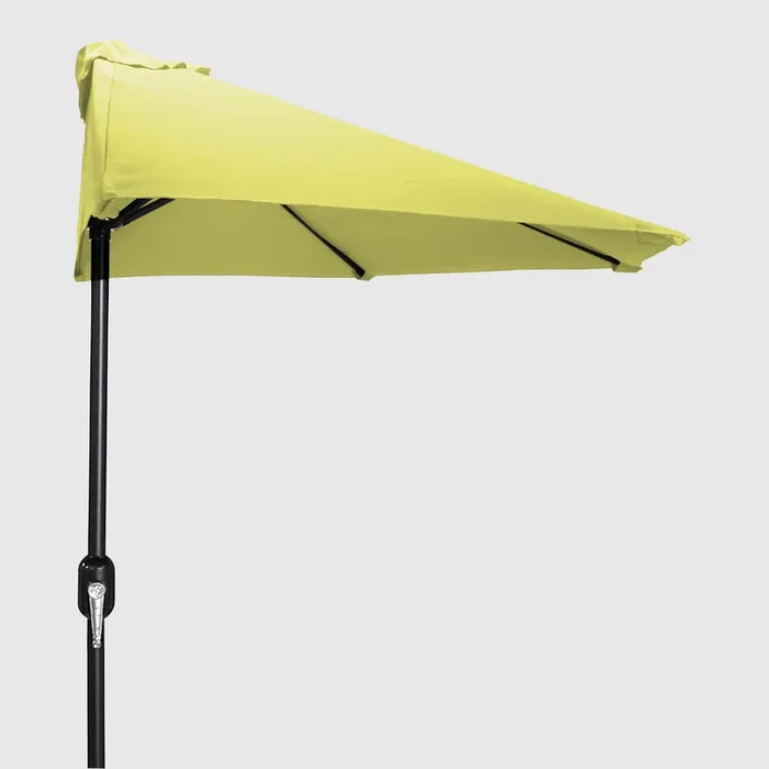 Yellow Outdoor Half Umbrella
