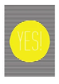 Yes 30x40cm Print