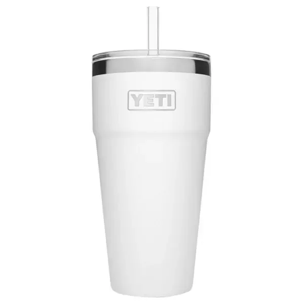 YETI RAMBLER STRAW CUP 26OZ WHITE