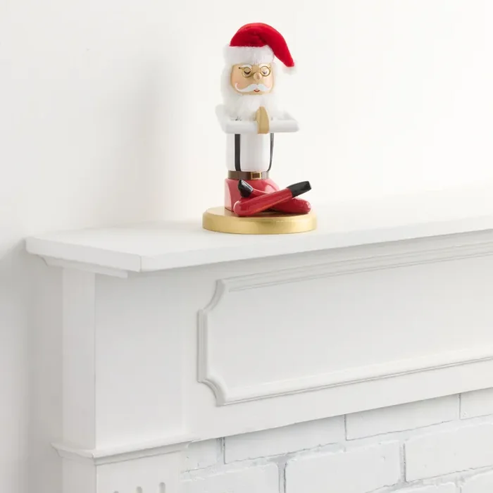 Yoga Santa Nutcracker Decor