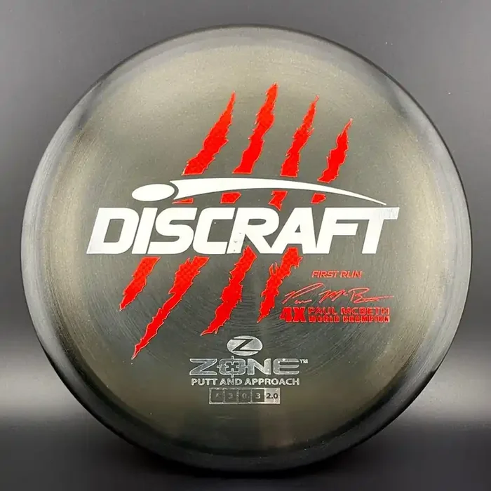 Z Zone (First Run) – Paul McBeth 4X Claws – Onyx Gold Glitter