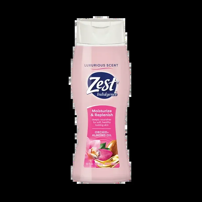 Zest Indulgence Lush Orchid & Almond Body Wash 18 oz