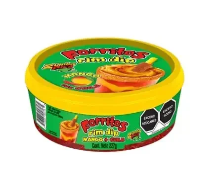 Zumba Pica Forritos Rim Dip Mango con Chile 8 oz